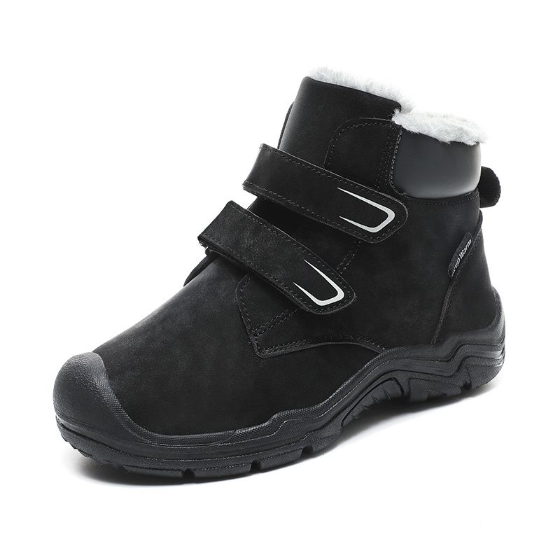 Toddler Barn Pojkar New Winter Outdoor High-top Läder Snöstövlar