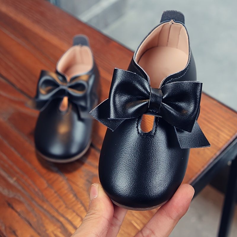 Flickor Casual Elegant Lättvikts Bowknot Slip On Flats Skor Med Kroklås