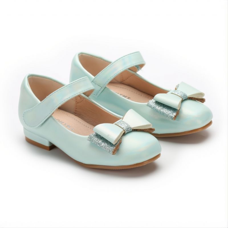 Småbarn Barn Bowknot Design Flickskor Prinsessskor Mary Jane Flats