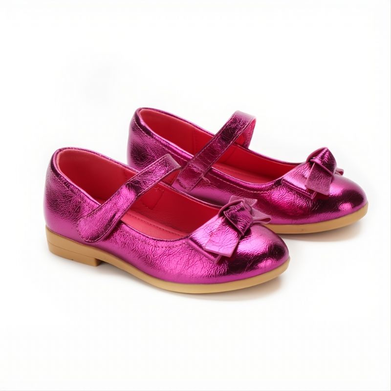 Småbarn Barn Bowknot Design Flickskor Prinsessskor Mary Jane Flats