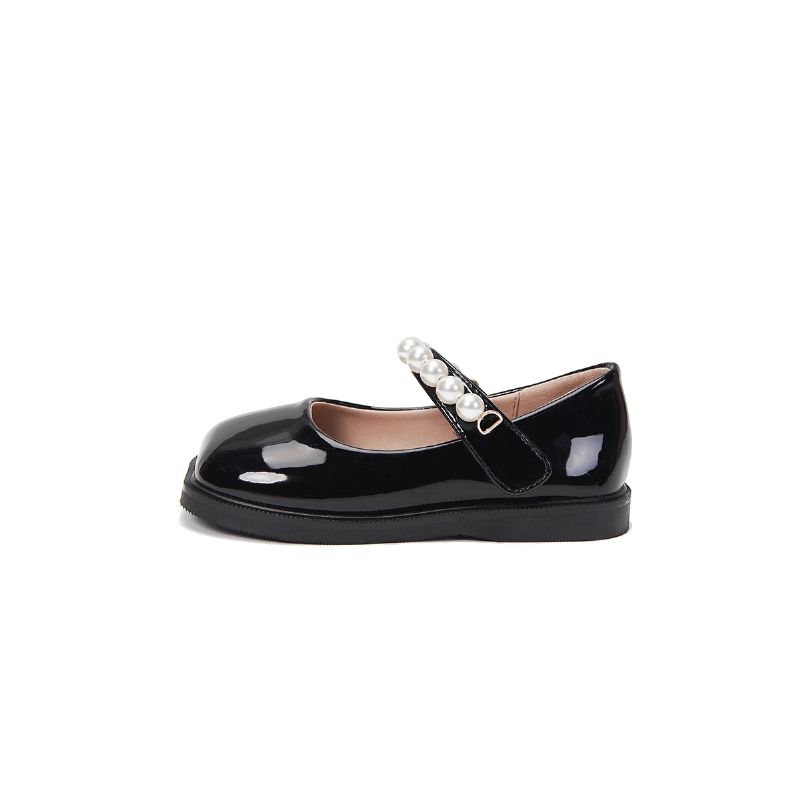 Tjejer Mjuksulor Anti-halk Mary Jane Flats Med Pearl Decor