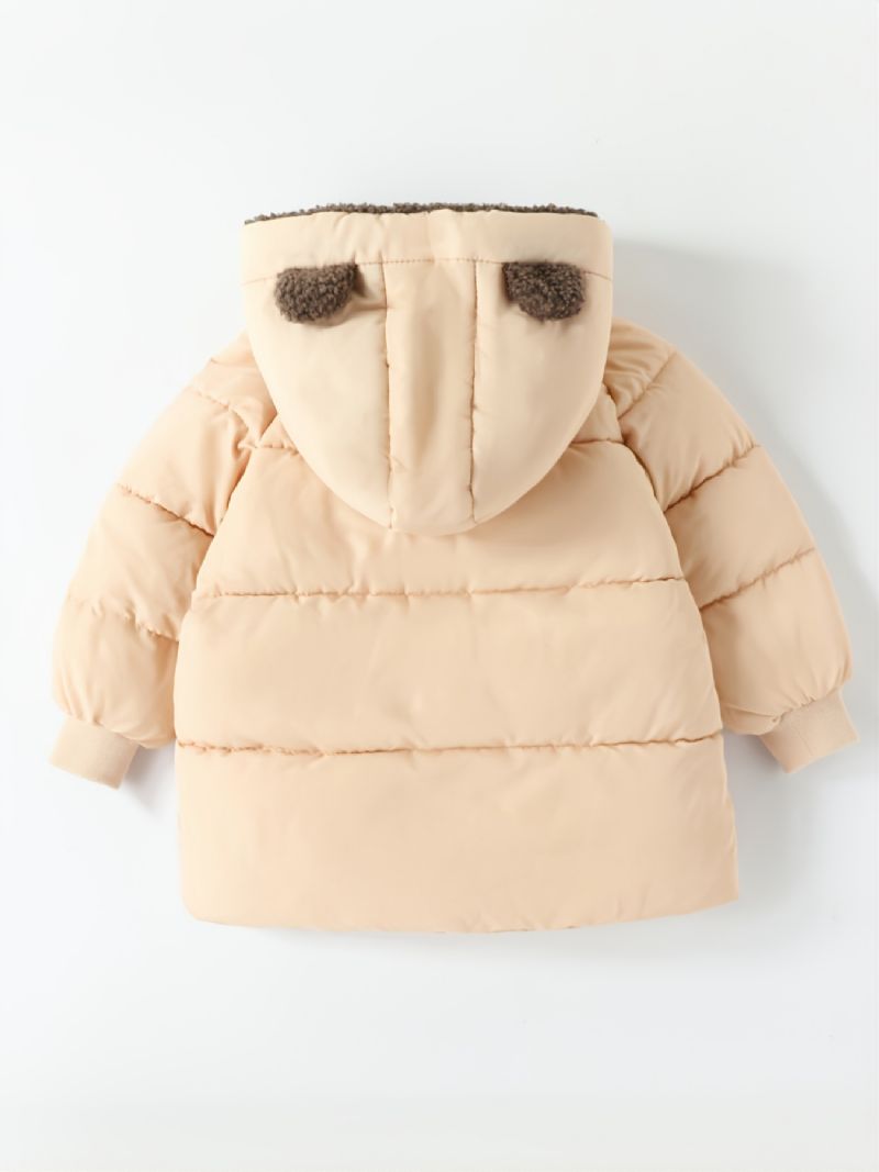 Pojkar Hooded Puffer Kappa För Höst Vinter Ny