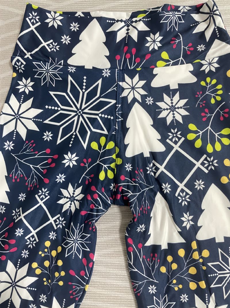 1 St Julprintade Leggings