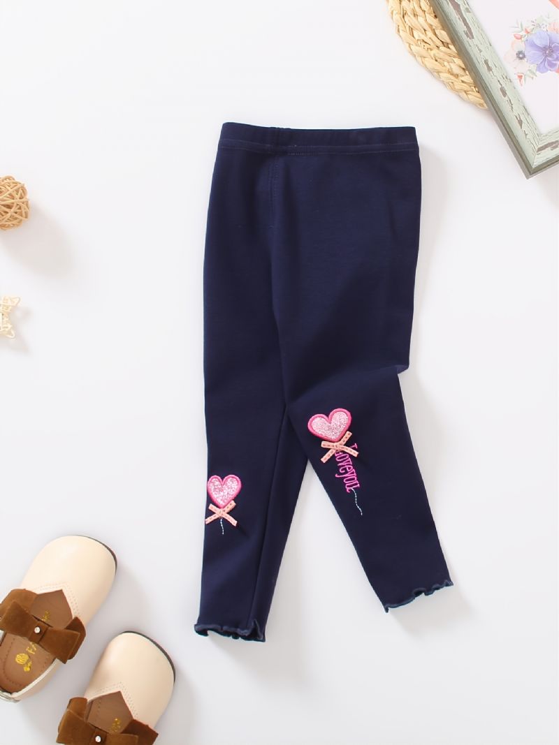 Flickor Casual Cotton Leggings Vinter Nytt