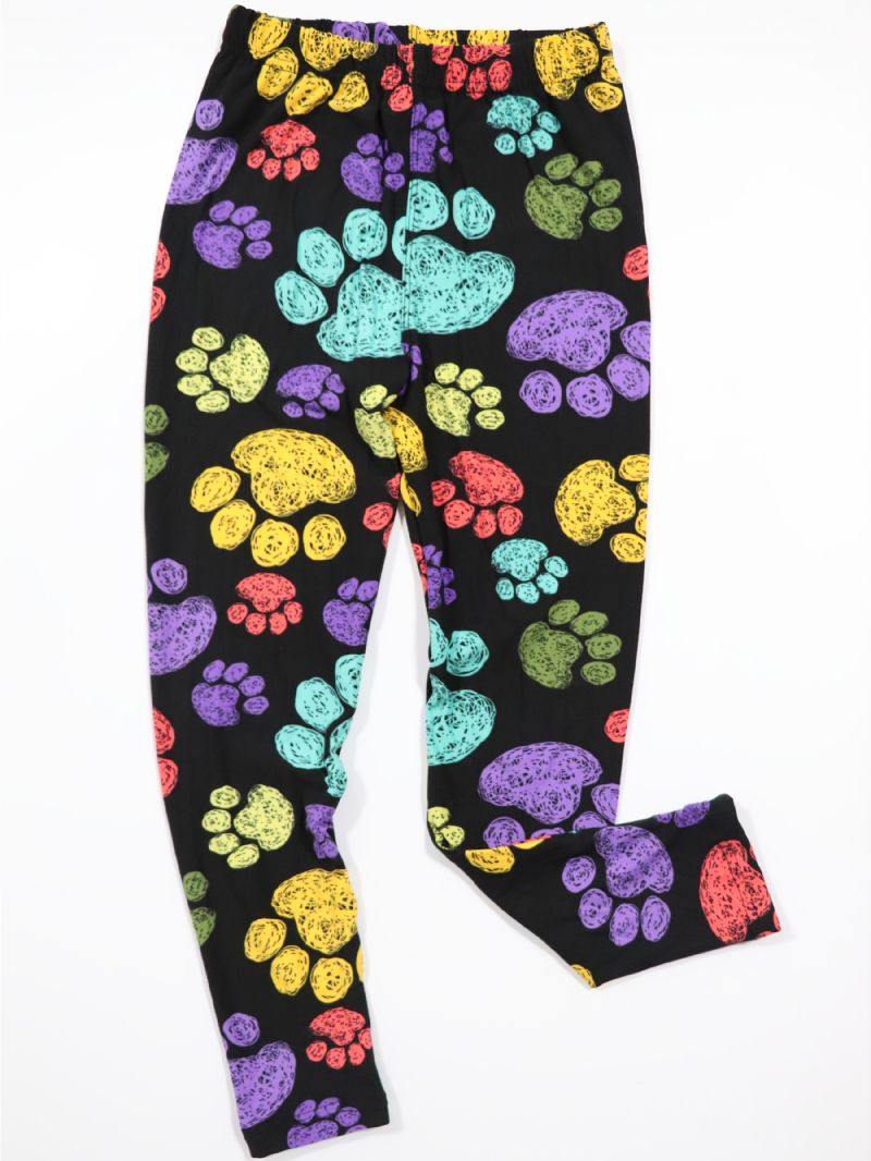 Söta Paws Flickor Mjuka Leggings