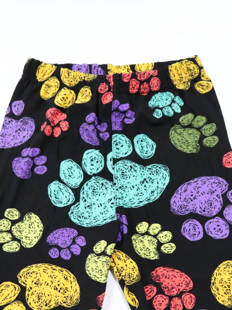 Söta Paws Flickor Mjuka Leggings