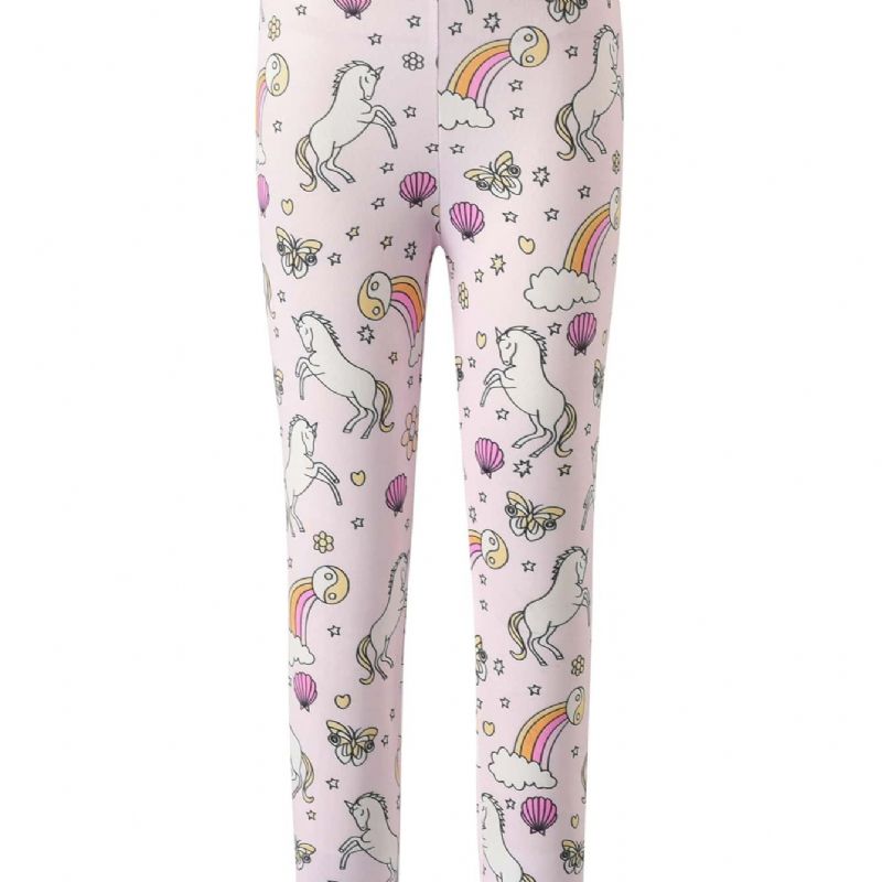 Vinter Flickor Tecknad Print Leggings