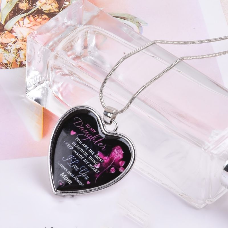 Flickor Heart Charm Halsband