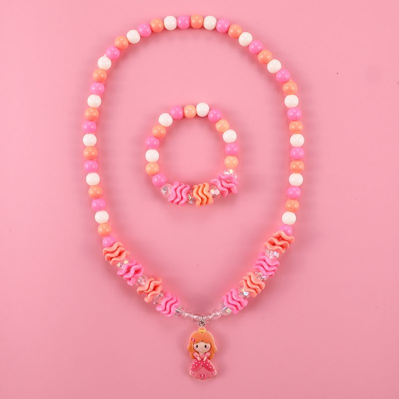 Makersland Toddler Flickor Princess Charm Färgglada Halsband