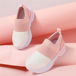 Flickor Casual Lätta Colorblock Low Top Sneakers