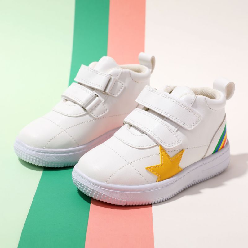 Småbarn Barn Vinter & Allover Rainbow Star Mönster Sneakers Med Mjuka Ben